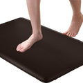 Art3d Anti Fatigue Mat - 1/2 Inch Cushioned Kitchen Mats - Comfort & Non Slip Cushion for Standing Desk, Office or Garage Floor (17.3"x28", Chocolate)
