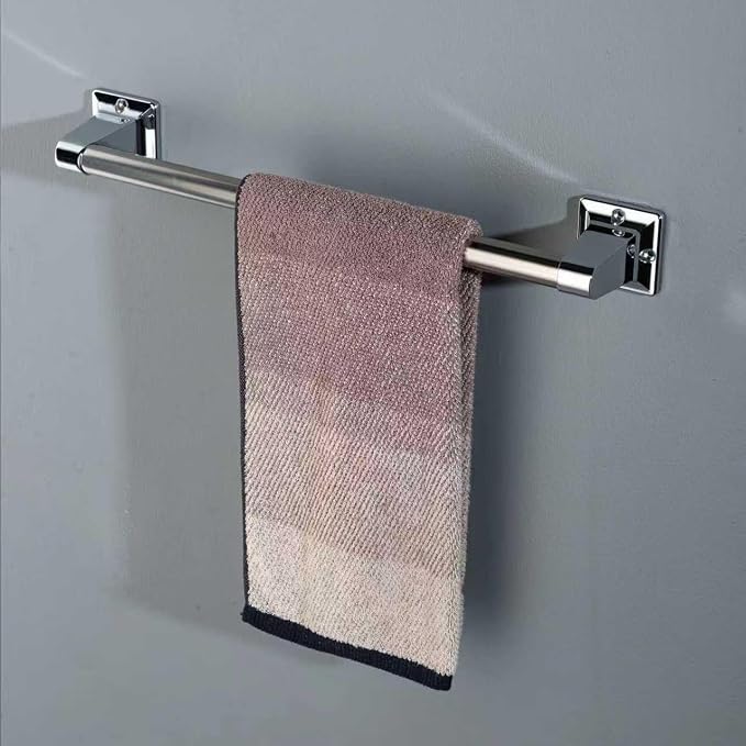 Joyrain Stainless Steel Bathroom Grab Bar for Elderly - Safety Rail & Towel Rack Dual Function, 9/16/24 Inch Anti-Slip Handle for Shower/Toilet/Tub (Chrome, 16 inch)