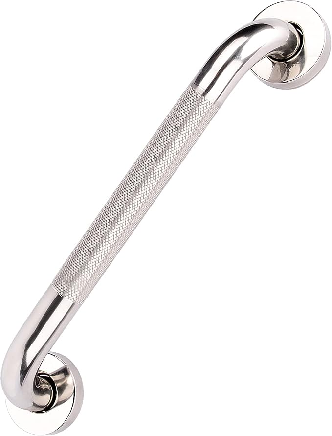 supregear Grab Bars for Bathtubs and Showers, Anti Slip Bathroom Grab Bars for Seniors, 304 Stainless Steel Safety Shower Handle, Toilet Handicap Elderly Assist Bathroom Wall Handle, 16 inch