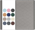 URMONA 22" x 22" Waterproof Silicone Mat in Multiple Sizes & Colors, Under Sink Mat for Kitchen & Bathroom, Pet Food Pad for Dogs & Cats, Kitchen Cabinet Liner, Multi-Purpose for Storage(Beige)