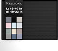 URMONA 37'' x 22'' Waterproof Silicone Under Sink Mat Cabinet and Counter Protector, Shelf Liner for Kitchen and Bathroom, Storage and Organizers, Litter Mat, Pet Cat Puppy Essentials（Black）