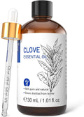 HIQILI 1 Fl Oz Clove Oil for Teeth and Gums, Oral Care, DIY Clean Spray, Aromatherapy, 100% Pure Natural Premium - 30ml