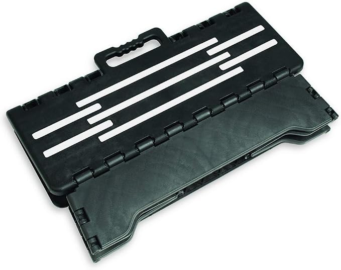 Portable Folding Step, Black, 1 Count