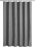 Barossa Design Gray Shower Curtain Liner - Premium PEVA Shower Liner for Bathroom, BPA & PVC Free, No Chemical Smell, Lightweight Standard Size Bath Curtain with 3 Magnets, Metal Grommets - Dark Gray