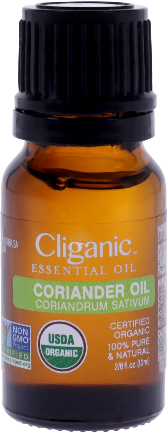 Cliganic Organic Coriander Seed Essential Oil, 100% Pure Natural for Aromatherapy | Non-GMO Verified