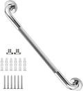 24 Inch Shower Grab Bar, Chrome Anti Slip Safety Bars, 304 Stainless Steel Bathroom Handrail, Handicap Grab Bars for Wall, Shower Grip Handle for Seniors Elderly Injury Assist Bath (1.25" Dia)