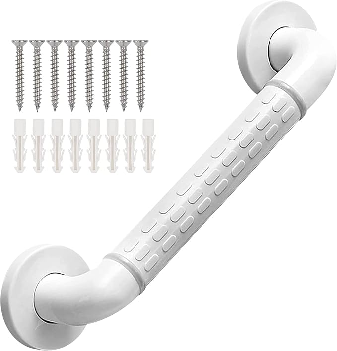 Grab Bars Anti Slip Shower Handle Bathroom Grab Bar Hand Rail Support Assist Bath Handles Bathroom Balance Bars for Handicap Elderly Injury