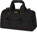 FASTECH 14-inch Heavy Duty Toosl Bag With Wide Mouth for Tool Storage, Carrier and Organizer, Tool Tote Bag For Men, Wide Mouth Tool Bag With Inside Pockets (14 Inch)