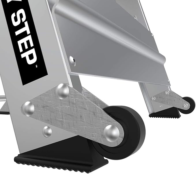 Little Giant Ladders, Safety Step, 2-Step, 2 foot, Step Stool, Aluminum, Type 1A, 300 lbs weight rating, (10210BA), Gray