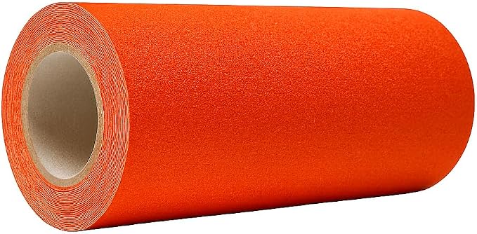 WOD Heavy Duty Anti Slip Tape, Fluorescent Orange - 12 inch x 60 ft. Non Skid Treads Weather Proof Indoor/Outdoor Traction Tape for No Slip Stairs ASTC32