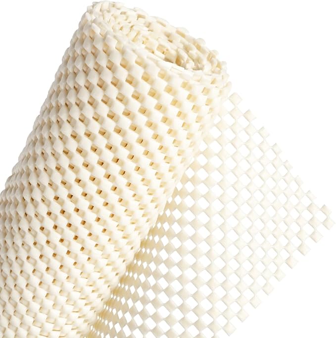 FACIACC Non Slip Rug Pad Gripper 2 x 5 Feet Extra Thick Pads Carpet Pads for Area Rugs Keep Your Rugs Safe and in Place on Hardwood Floor (White)