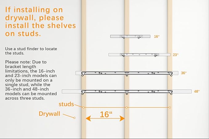 BAYKA White Floating Shelves for Wall, Set of 3, 22.5 Inches Wall Mounted Rustic Wood Shelves for Bathroom, Bedroom, Living Room or Kitchen, Hanging Shelf for Books/Storage/Decor/Display