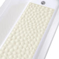 Non-Slip Bathtub Mat OTHWAY Soft Rubber Bathroom Bathmat with Strong Suction Cups (Beige)