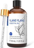 HIQILI Ylang-Ylang Essential Oil, Long-Lasting Scent for Diffusers, Perfumes, Aromatherapy, DIY - 1.01 Fl Oz