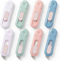 8 PCS Box Cutter, Box Opener Retractable Package Opener, Mini Retractable Envelope Openers Boxes Cutter Cute Easy Slide for Opening Express Boxes Daily Packages Envelopes Paper Tapes and More