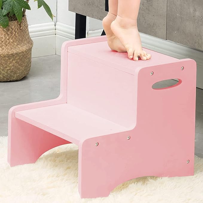 Pink Toddler Step Stool