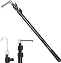 Truck Bed Cargo Grabber Reach Retriever Tool, New Upgraded Extendable Pull Push Pole with Hooks, Used for Pickup Truck, SUV, Trailers, RVs (Aluminum Alloy)