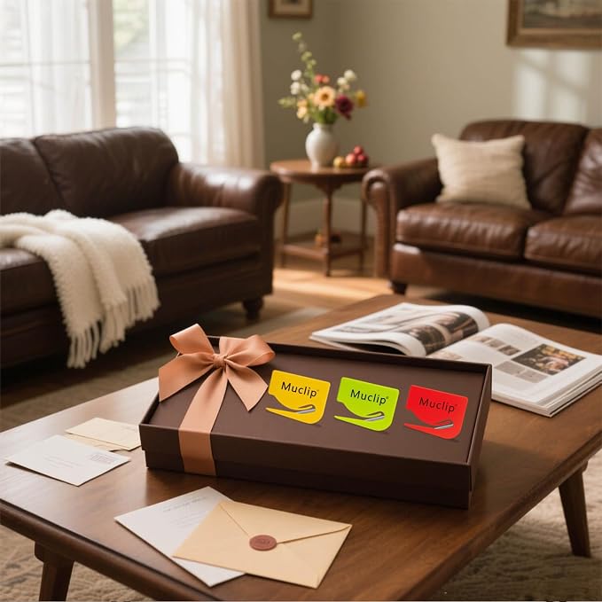 3 Pack Magnetic Letter Opener Kit - Safety Envelope Slitter with Hidden Blade & ABS Grip,6 Colors Envelope Opener for Letter,Mail,Packages,Office,Home (Includes 3 Magnetic Stickers)