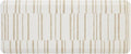 House of Noa Nama Standing Mat – Anti-Fatigue Kitchen Mats for Floor, Cushioned & Non-Slip Comfort Mat for Standing, Thick Foam Anti-Fatigue Mat for Kitchen & Workspaces, Nara Stripe Natural 22" x 54"
