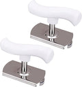2Pcs Adjustable Jar Opener, Stainless Steel Labor-Saving Can Opener for Weak Hands Seniors, Universal Bottle Lid Gripper Tool for All Size Jars & Bottles