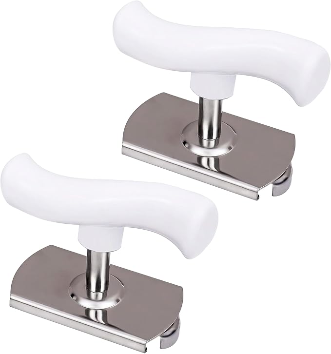 2Pcs Adjustable Jar Opener, Stainless Steel Labor-Saving Can Opener for Weak Hands Seniors, Universal Bottle Lid Gripper Tool for All Size Jars & Bottles