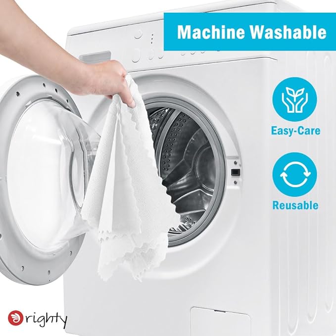 Orighty Microfiber Cleaning Cloth, 400 Pack Highly Absorbent Cleaning Rags, Household Cleaning Supplies, Reusable Microfiber Towels Lint Free Cloths for House, Kitchen, Car Care, 12x11 inch, White