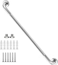 36 Inch Shower Grab Bar, Brushed Nickel Anti Slip Safety Bars, 304 Stainless Steel Bathroom Handrail, Handicap Grab Bars for Wall, Shower Grip Handle for Seniors Elderly Injury Assist Bath (1.25" Dia)