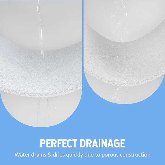 Hargiis Non-Slip Bathtub Mat, Anti Slip Shower Mat, Fast Drying Bathtub Mats, Foot Scrubber Mat, Anti Slip Mat for Tub, Floor, Bathroom, Kitchen, Home, Hotel (White 40"×16")