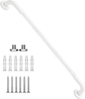 32 Inch Shower Grab Bar 1.25" Dia, White Anti Slip Bathroom Grab Bar, 304 Stainless Steel Knurled Handicap Grab Bars, Safety Support Handrail, Assist Bath Shower Handle for Elderly Injury Senior