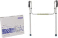 McKesson Toilet Safety Frame and Rail, Aluminum, Adjustable, 300 lbs Weight Capacity, 1 Count