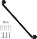 36 Inch Shower Grab Bar, XIANTHUS Black Anti Slip Safety Bars, 304 Stainless Steel Bathroom Handrail, Handicap Grab Bars for Wall, Shower Grip Handle for Seniors Elderly Injury Assist Bath (1.25" Dia)
