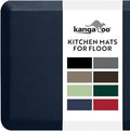 KANGAROO Anti Fatigue Mats for Kitchen Floor, 48x20, Reduce Foot, Knee, Back Pressure, 3/4 Inch Thick Cushioned Ergonomic Mat, Waterproof Comfort Rug for Under Sinks, Standing Desk, Store Floors, Navy