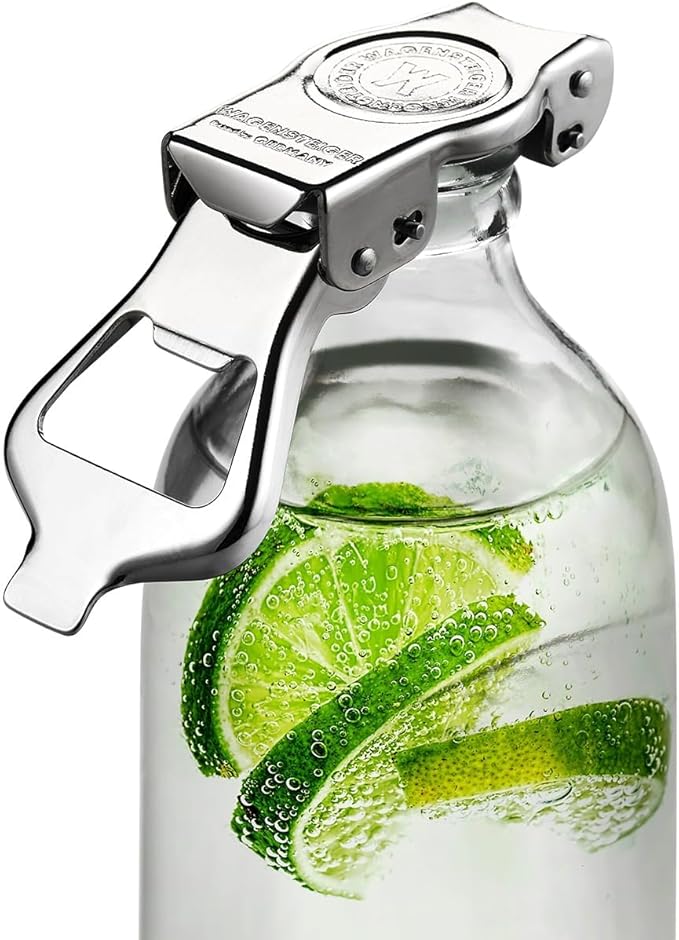 WAGENSTEIGER SUS304 Stainless Steel 3-in-1 Bottle Opener | Bottle Replacement Cap for Soda & Beer | Carbonated Drink Resealer | Soda Can Tab Opener | Stainless Multi-Use Beverage Tool