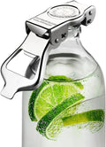WAGENSTEIGER SUS304 Stainless Steel 3-in-1 Bottle Opener | Bottle Replacement Cap for Soda & Beer | Carbonated Drink Resealer | Soda Can Tab Opener | Stainless Multi-Use Beverage Tool