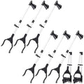 Ctosree 8 Pack 32" Trash Grabber Reacher Tool for Elderly, Foldable Litter Picker Upper, Lightweight Trash Pick up Stick, Long Handy Mobility Aids for Home Garden Arm Extension(Gray)