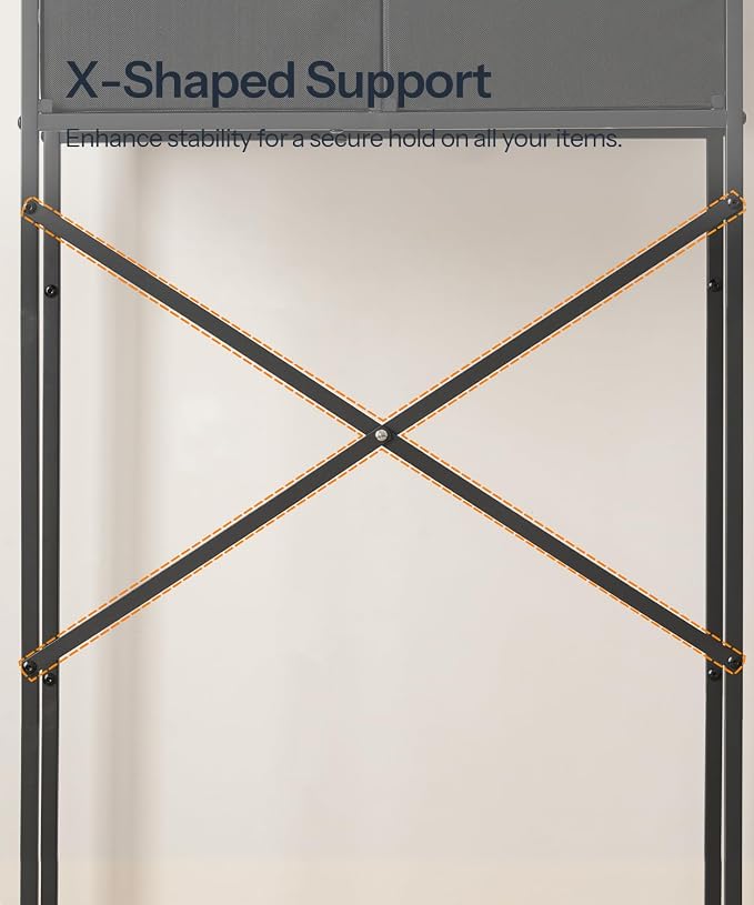 HOOBRO Over The Toilet Storage Rack with 2 Drawers, 3-Tier Bathroom Organizer Shelf Over Toilet, Freestanding Space Saver Bathroom Toilet Shelves Above Toilet for Room, Rustic Brown and Black BF47TS01