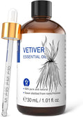 HIQILI 1 Fl Oz Vetiver Essential Oil, 100% Pure Natural for Skin, Candle Making - 30ml