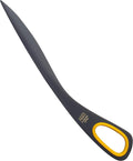 ALLEX Letter Opener Black Yellow 6.7" Sword Envelope Opener Knife, Japanese Stainless Steel Blade [Non-Stick Fluorine Coating], Mail Opener Paper Knife Tool All Metal, Made in Japan