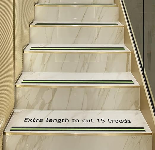 Chesk Grip Tape for Stairs – 2in x 30ft Glow in the Dark Black Grip Tape – Adhesive Stair Treads Non-Slip Indoor and Outdoor – Anti-Slip Stair Strips for Skateboard, Shower, Floor, Steps