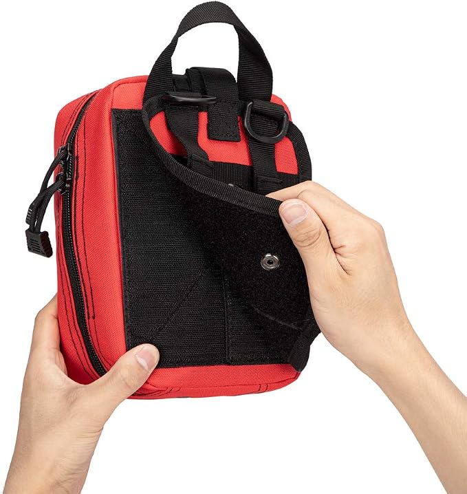 Tactical First Aid Bag MOLLE EMT IFAK Pouch Rip-Away Trauma First Aid Responder Medical Emergency Utility Bag Tactical Pouch for Camping