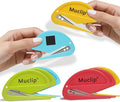 8 Pack Letter Opener with Magnetic Stickers - Hidden Stainless Steel Blade,Ergonomic ABS Grip,Fast & Safe Envelope Opener for Letter,Packages,Mail,Office,Home,Mailroom (8 Pack)