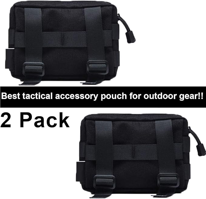 Molle Pouches, Tactical Admin Pouch Compact EDC Utility Gadget Gear Pouch Military Carry Accessory Belt Hanging Waist Bag