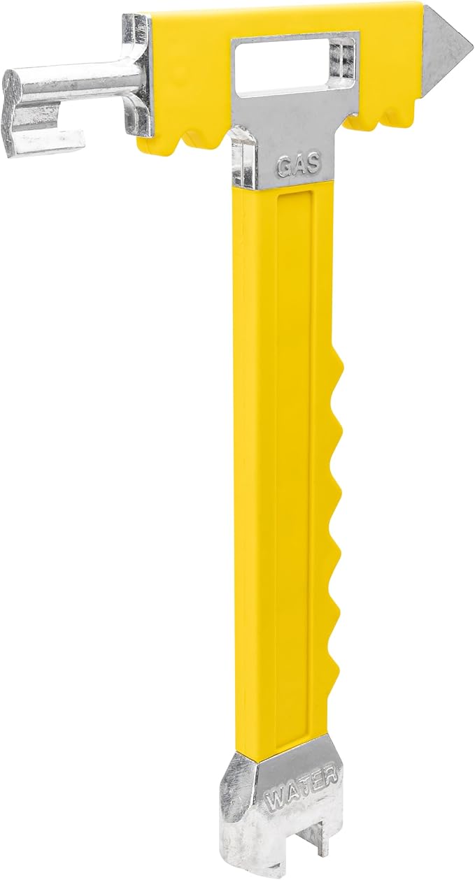 4-Pack Orbit 26097 Emergency Water and Gas Valve Shut-off Tool