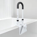 Windspeed Height Adjustable Bathtub Safety Grab Bar for Seniors Bathtub Rails Handles Shower Grab Bars for Elderly, Disabled, Assistance Getting in and Out of Tub, Fits 3.1 to 6.7 Inch Tub Walls
