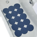 Webos Non Slip Bathtub Mat Shower Mat Bath Mat Tub Mats with Strong Suction Cups Soft Natural Rubber Bath Mat for Inside The tub (Ivy-Blue, 28x16 inch)