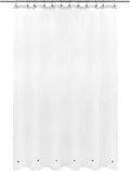 Barossa Design Extra Long Shower Curtain Liner with 6 Magnets - 72" x 84" XL, Waterproof PEVA Shower Liner for Bathroom, PVC Free, Metal Grommets - Frost, 72x84