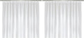 LiBa Bathroom Shower Curtain - Waterproof Plastic Shower Curtain Premium PEVA Non-Toxic with Rust Proof Grommets White 10G Heavy Duty Bathroom Accessories 72x72 (Pack of 2)