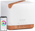 ASAKUKI Essential Oil Diffuser for Home, Smart WiFi 700 ml Humidifier, Easy Connect with Alexa and Google Home, Phone App & Voice Control, Customized Schedule Timers and LED Light - Yellow
