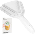 Uinxan Jar Opener for Weak Hands & Seniors with Arthritis - Handheld Manual | Effortlessly Opens Stubborn Screw Lids & Bottle Caps. 304 Stainless Steel. Durable. Patented Kitchen Gadget (Transparent)