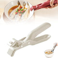 Multi-Purpose Anti-Scald Bowl Holder Clip for Kitchen, 2026 New Silicone Non-Slip Heat Insulation Anti-scald Clip, Multi-Function Anti-Scald Bowl Clip Hot Bowl Dish Plate Gripper Clips (White, 1PC)